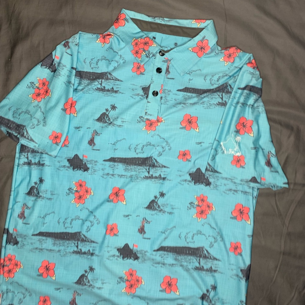 OAHU GOLF APPAREL SUNDAY CREW MENS POLO XXL